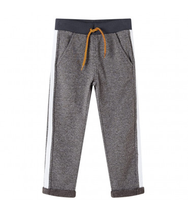 Kids' Sweatpants Dark Grey Melange 140