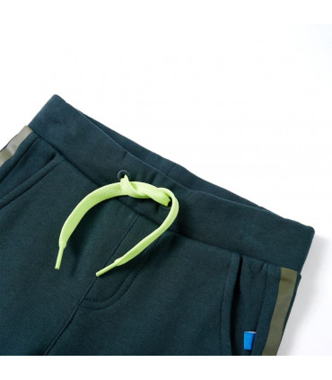 Kids' Sweatpants with Drawstring Moss Green 140