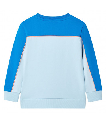 Kids' Sweatshirt Bright Blue and Light Blue 92