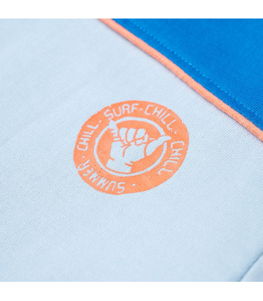 Kids' Sweatshirt Bright Blue and Light Blue 92