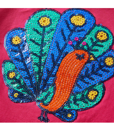 Kids' Sweatshirt Bright Pink 116