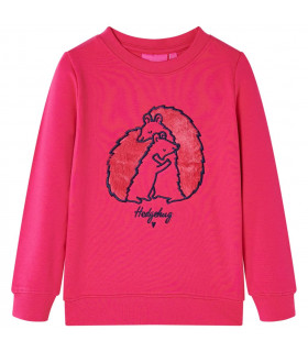 Kids' Sweatshirt Bright Pink 128