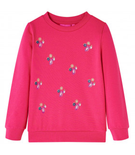 Kids' Sweatshirt Bright Pink 128