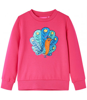 Kids' Sweatshirt Bright Pink 128