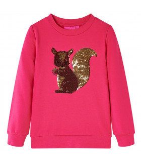 Kids' Sweatshirt Bright Rose 128