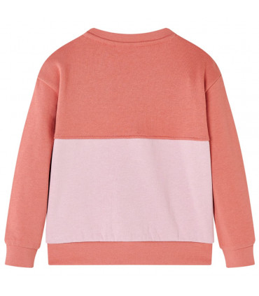 Kids' Sweatshirt Colour Block Pink 140