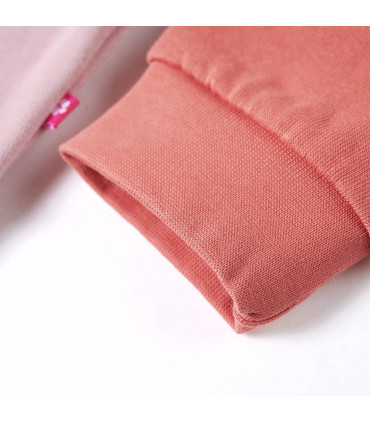 Kids' Sweatshirt Colour Block Pink 140