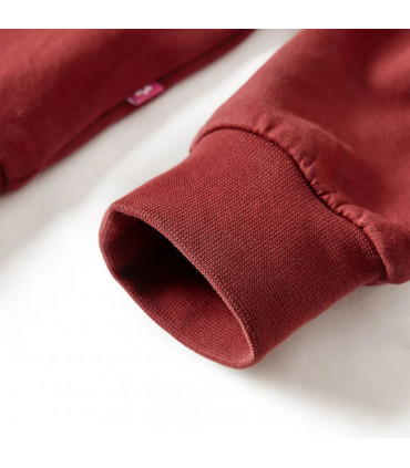 Kids' Sweatshirt Colour Block Pink and Henna 104