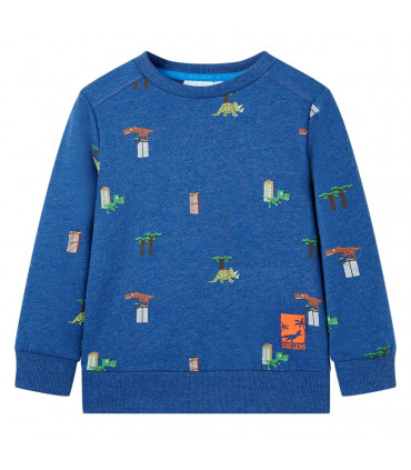 Kids' Sweatshirt Dark Blue Melange 128