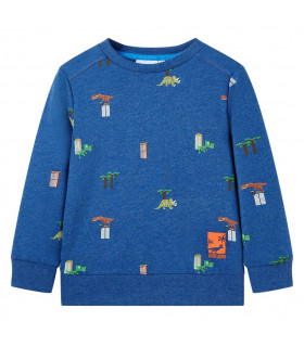 Kids' Sweatshirt Dark Blue Melange 140