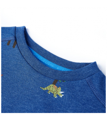 Kids' Sweatshirt Dark Blue Melange 140