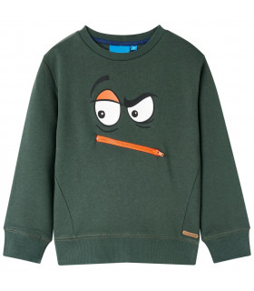 Kids' Sweatshirt Dark Green 104