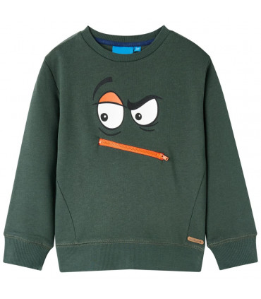 Kids' Sweatshirt Dark Green 104