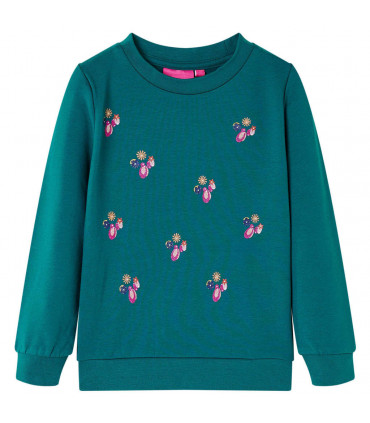 Kids' Sweatshirt Dark Green 116