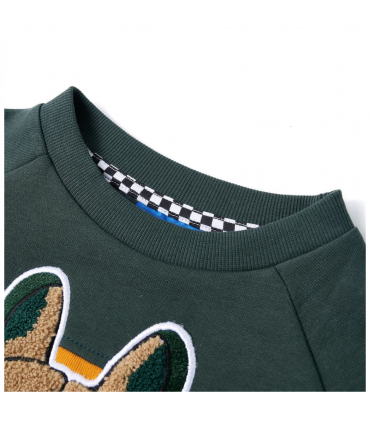 Kids' Sweatshirt Dark Green 128