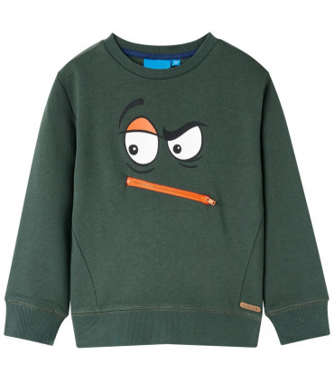 Kids' Sweatshirt Dark Green 92