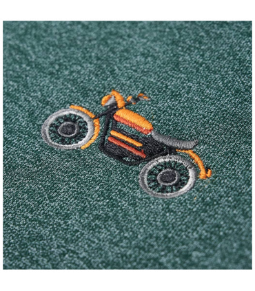 Kids' Sweatshirt Dark Green Melange 92