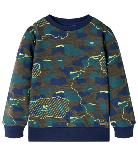 Kids' Sweatshirt Dark Khaki Melange 104