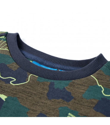 Kids' Sweatshirt Dark Khaki Melange 104