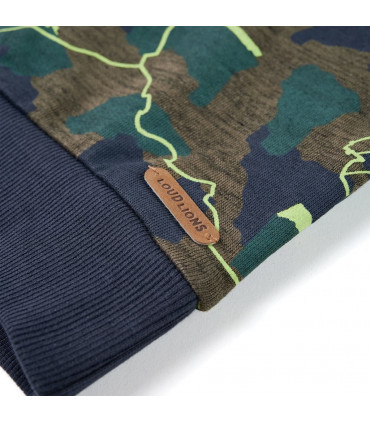 Kids' Sweatshirt Dark Khaki Melange 104