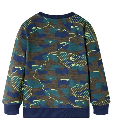 Kids' Sweatshirt Dark Khaki Melange 128