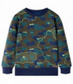 Kids' Sweatshirt Dark Khaki Melange 92