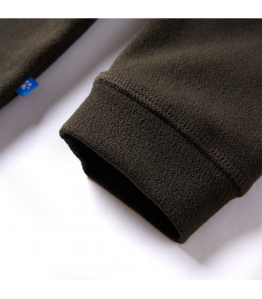 Kids' Sweatshirt Dark Khaki and Camel 116