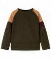 Kids' Sweatshirt Dark Khaki and Camel 128