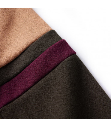 Kids' Sweatshirt Dark Khaki and Camel 128