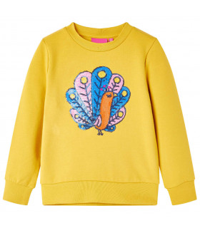 Kids' Sweatshirt Dark Ochre 140