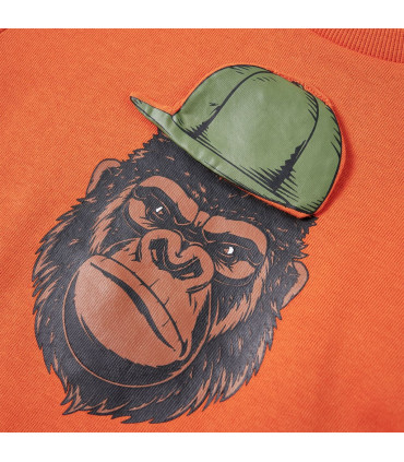 Kids' Sweatshirt Dark Orange 104