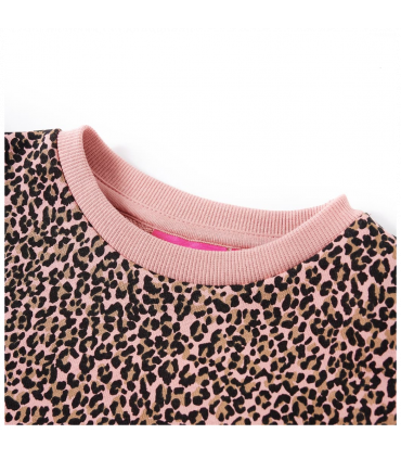 Kids' Sweatshirt Dress Medium Pink 92