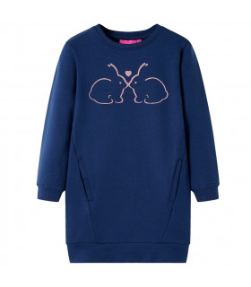 Kids' Sweatshirt Dress Navy 104