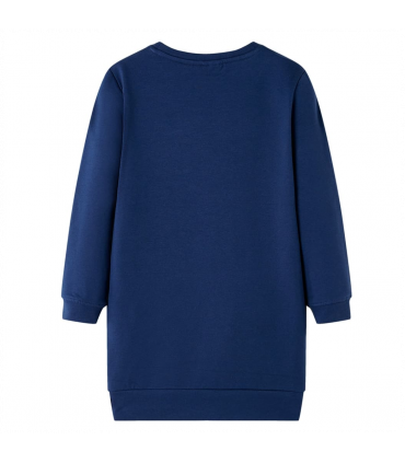 Kids' Sweatshirt Dress Navy 116