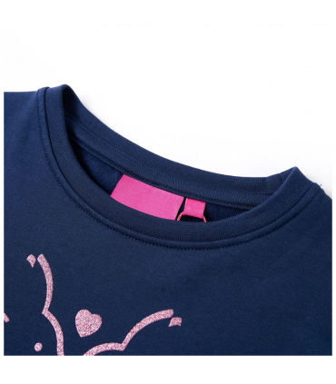 Kids' Sweatshirt Dress Navy 116