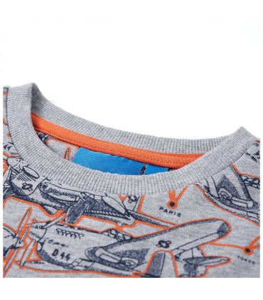 Kids' Sweatshirt Grey Melange 116