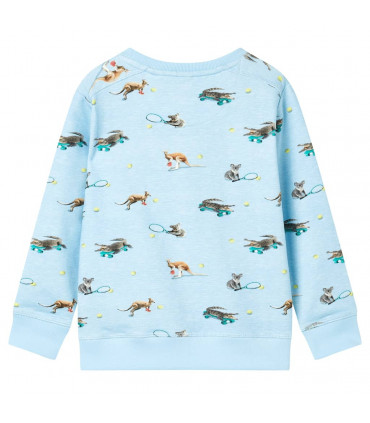 Kids' Sweatshirt Light Blue Melange 116