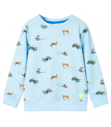 Kids' Sweatshirt Light Blue Melange 92