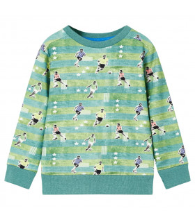 Kids' Sweatshirt Light Green Melange 128