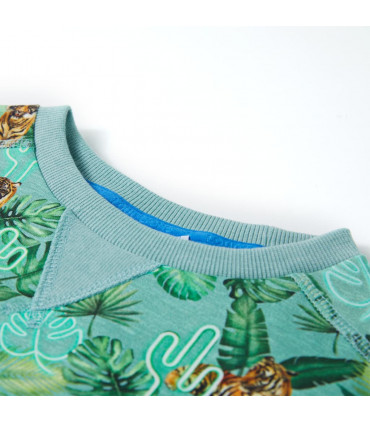 Kids' Sweatshirt Light Green Melange 140