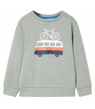 Kids' Sweatshirt Light Khaki Melange 104