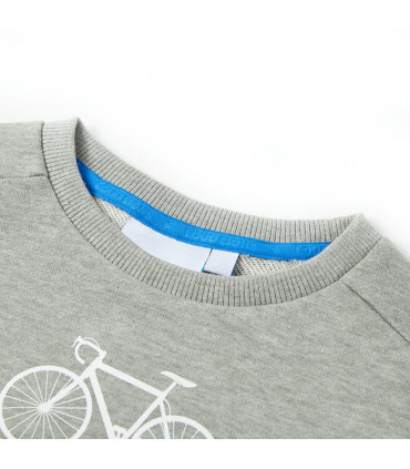 Kids' Sweatshirt Light Khaki Melange 116