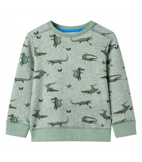 Kids' Sweatshirt Light Khaki Melange 116