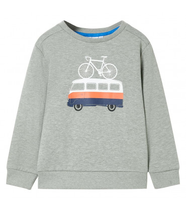 Kids' Sweatshirt Light Khaki Melange 128