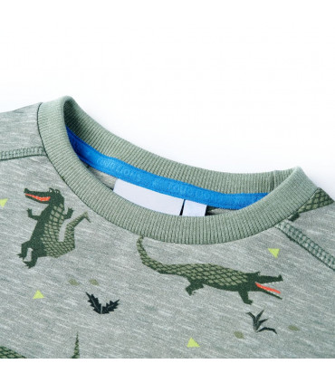 Kids' Sweatshirt Light Khaki Melange 92