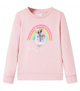 Kids' Sweatshirt Light Pink 128