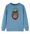 Kids' Sweatshirt Medium Blue 140