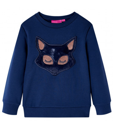 Kids' Sweatshirt Navy Blue 128