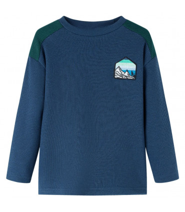 Kids' Sweatshirt Navy Blue 140