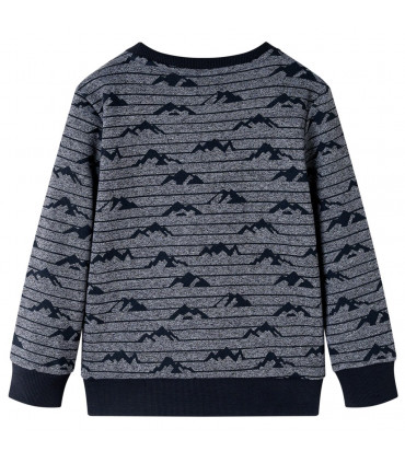 Kids' Sweatshirt Navy Melange 104